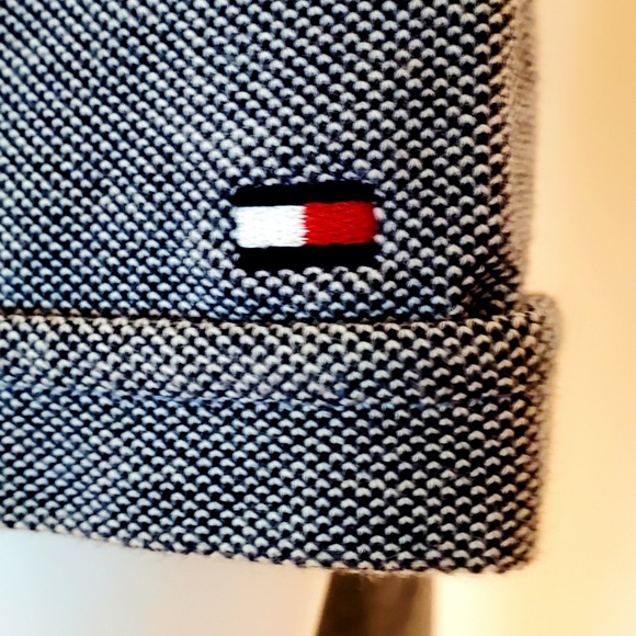 Tommy Hilfiger Light Blue Gray Buttoned Polo Shirt Short Sleeves New - Picture 7 of 12